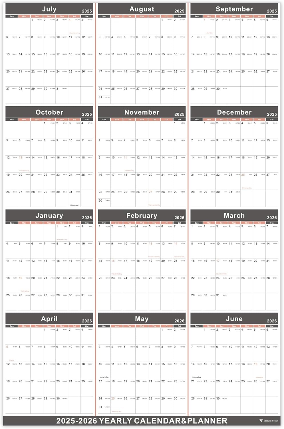Printable Calendar July 2025 To June 2026 Printable Calendar July 2025 To June 2026