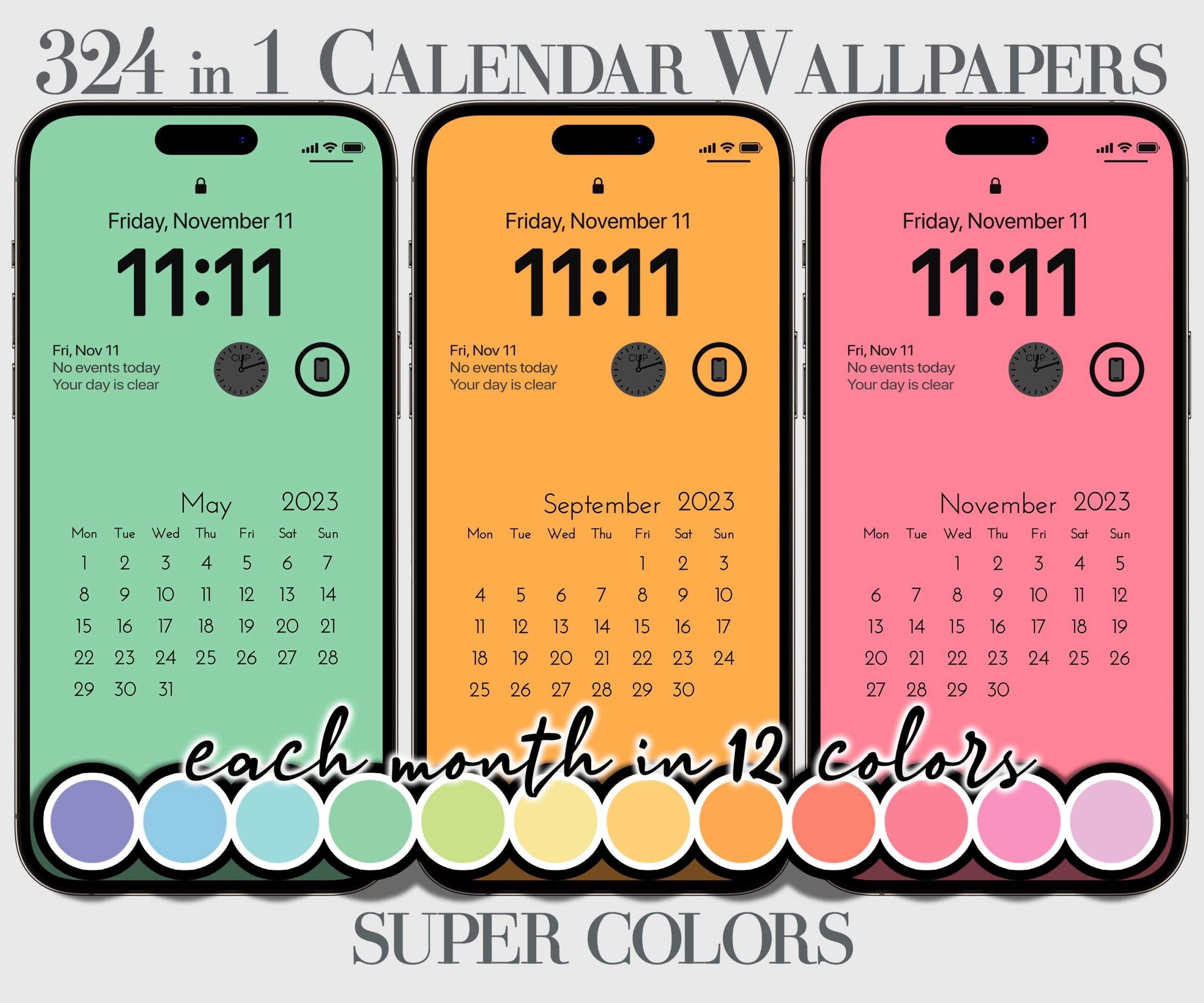 November 2025 Calendar Wallpaper Iphone