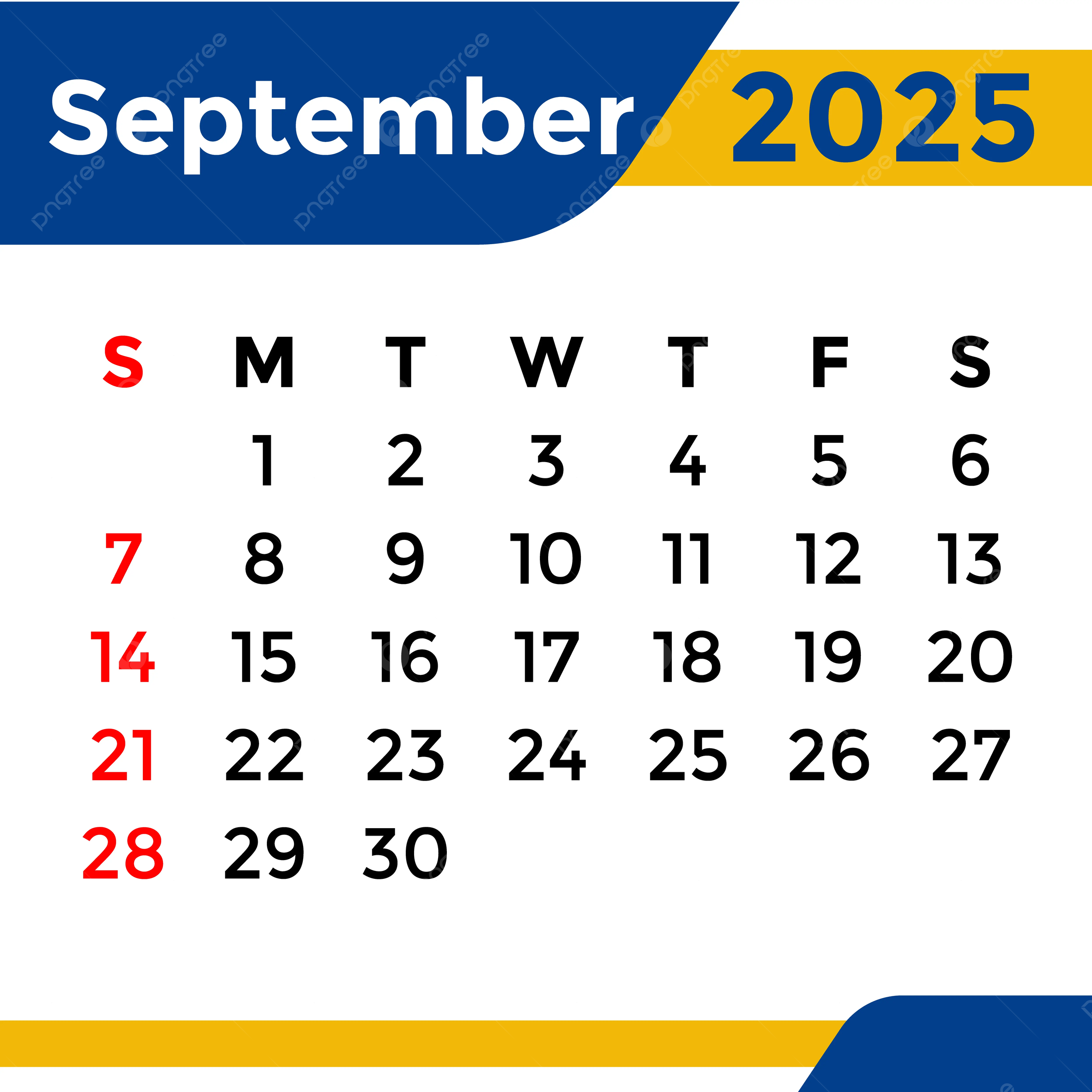 Show Me September 2025 Calendar
