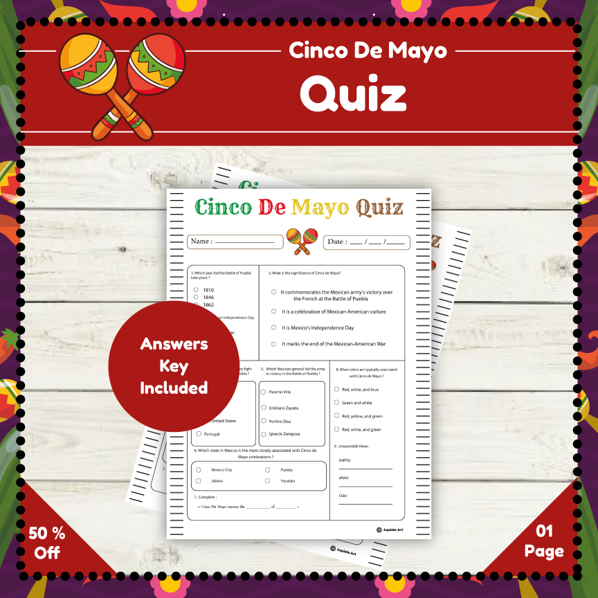 Cinco De Mayo Trivia Questions And Answers Printable