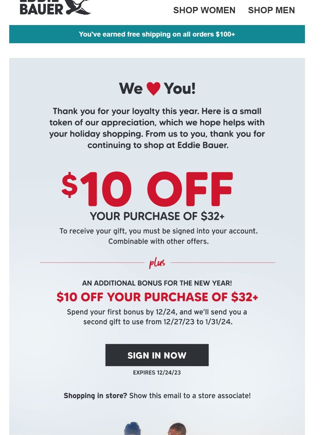 Eddie Bauer Existing Customer Appreciation Event 10 Off 32 Worksheets Library