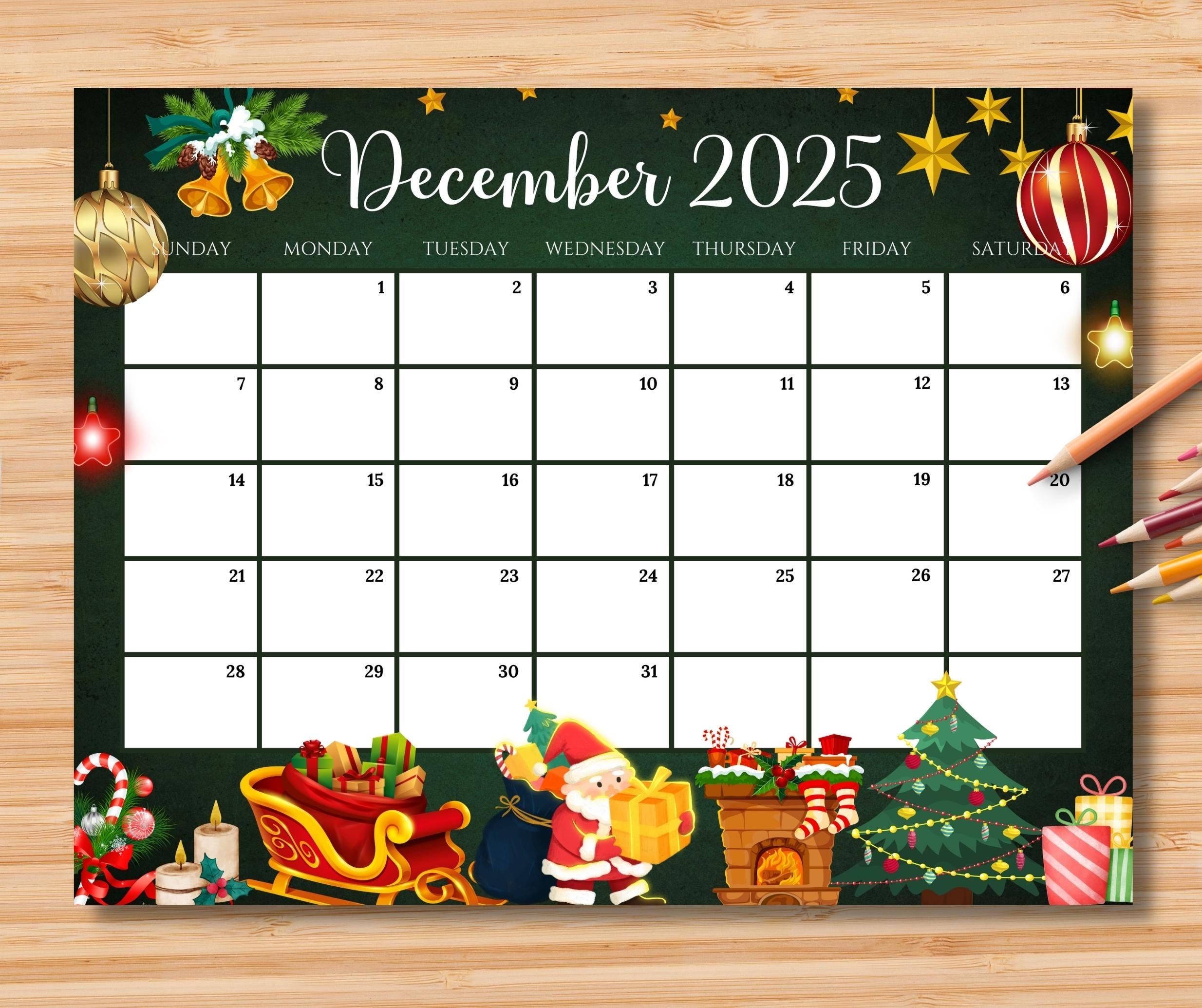 December 2025 Calendar