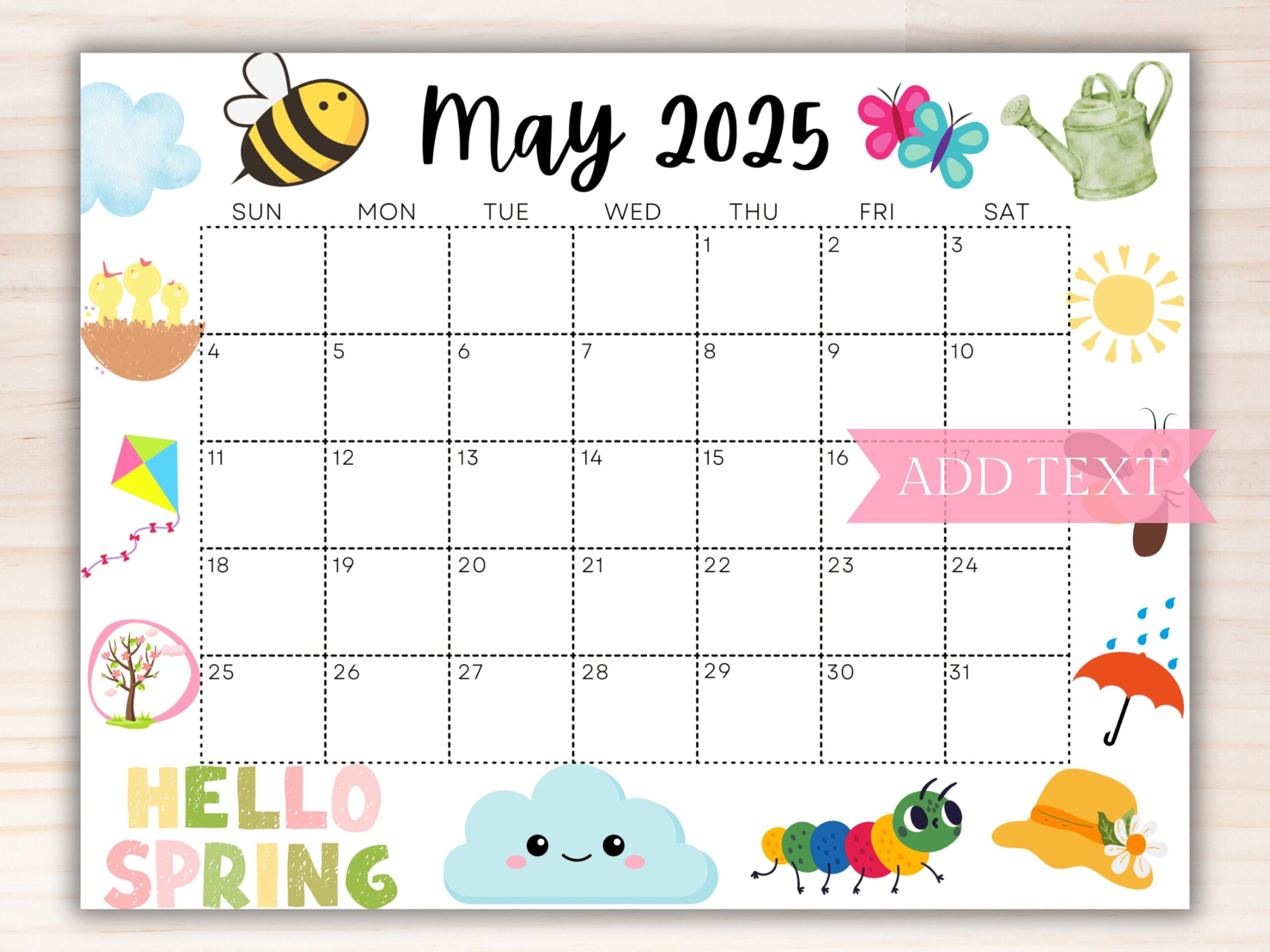 April/May 2025 Calendar