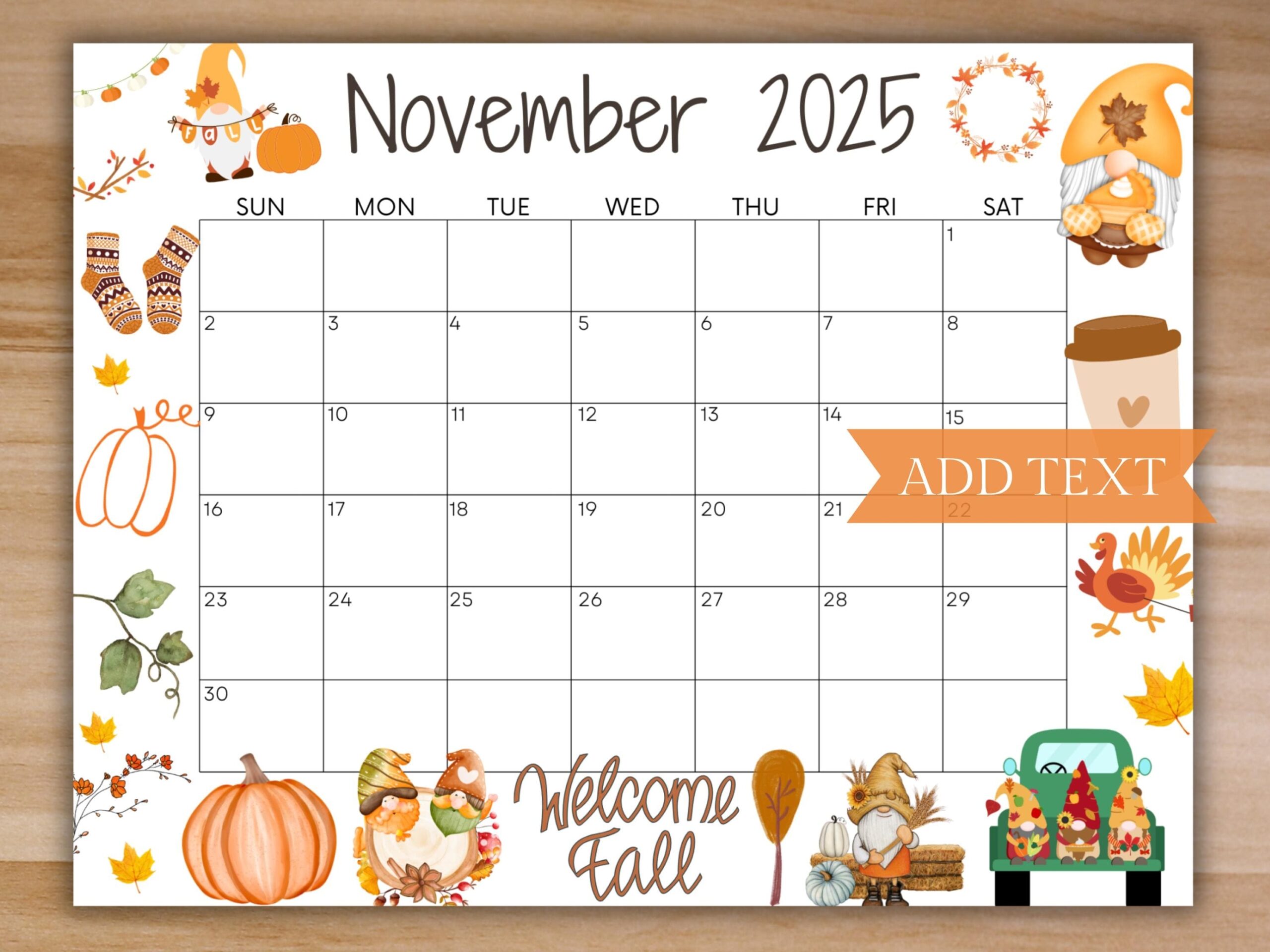 November 2025 Calendar Ideas
