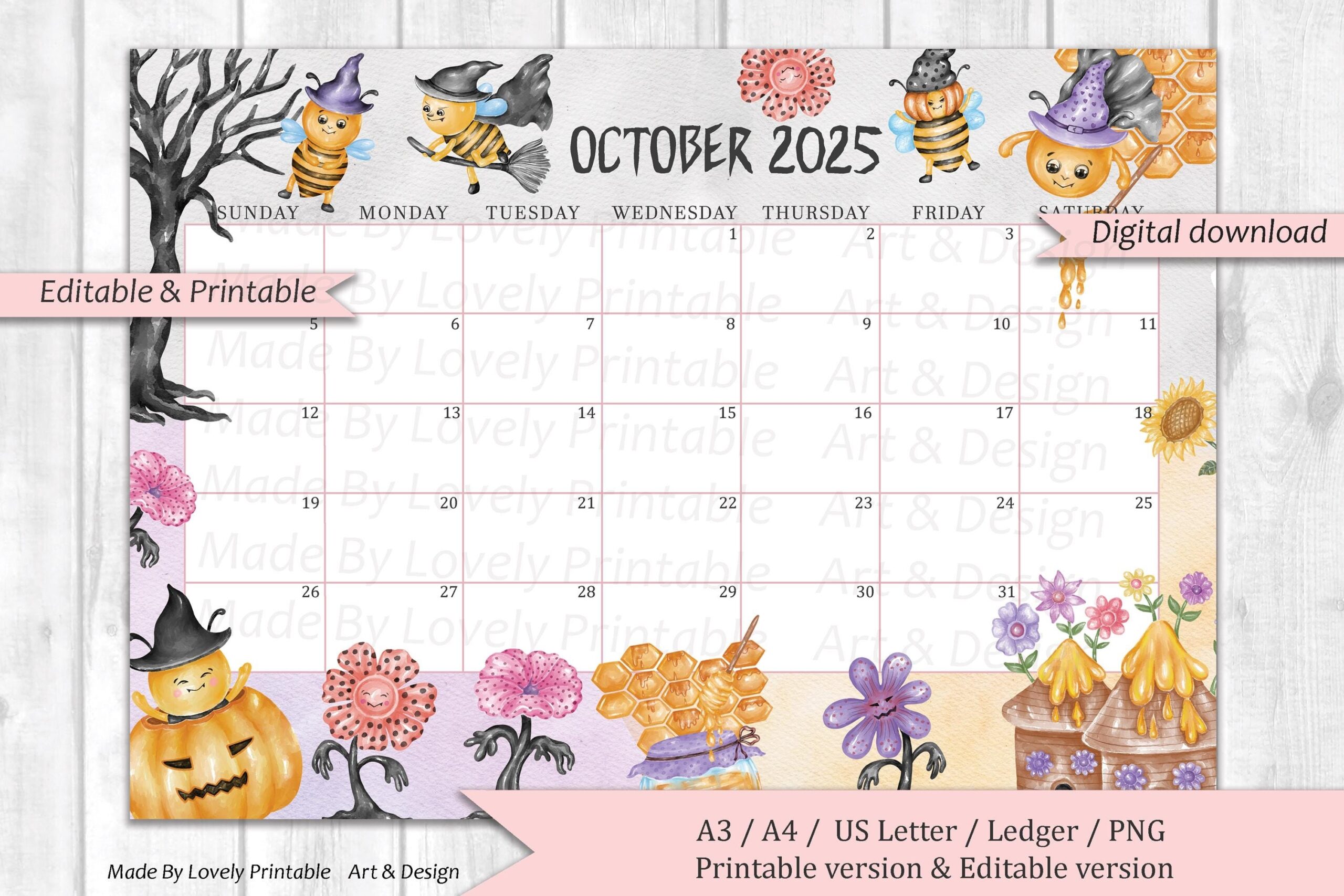2025 Calendar For October