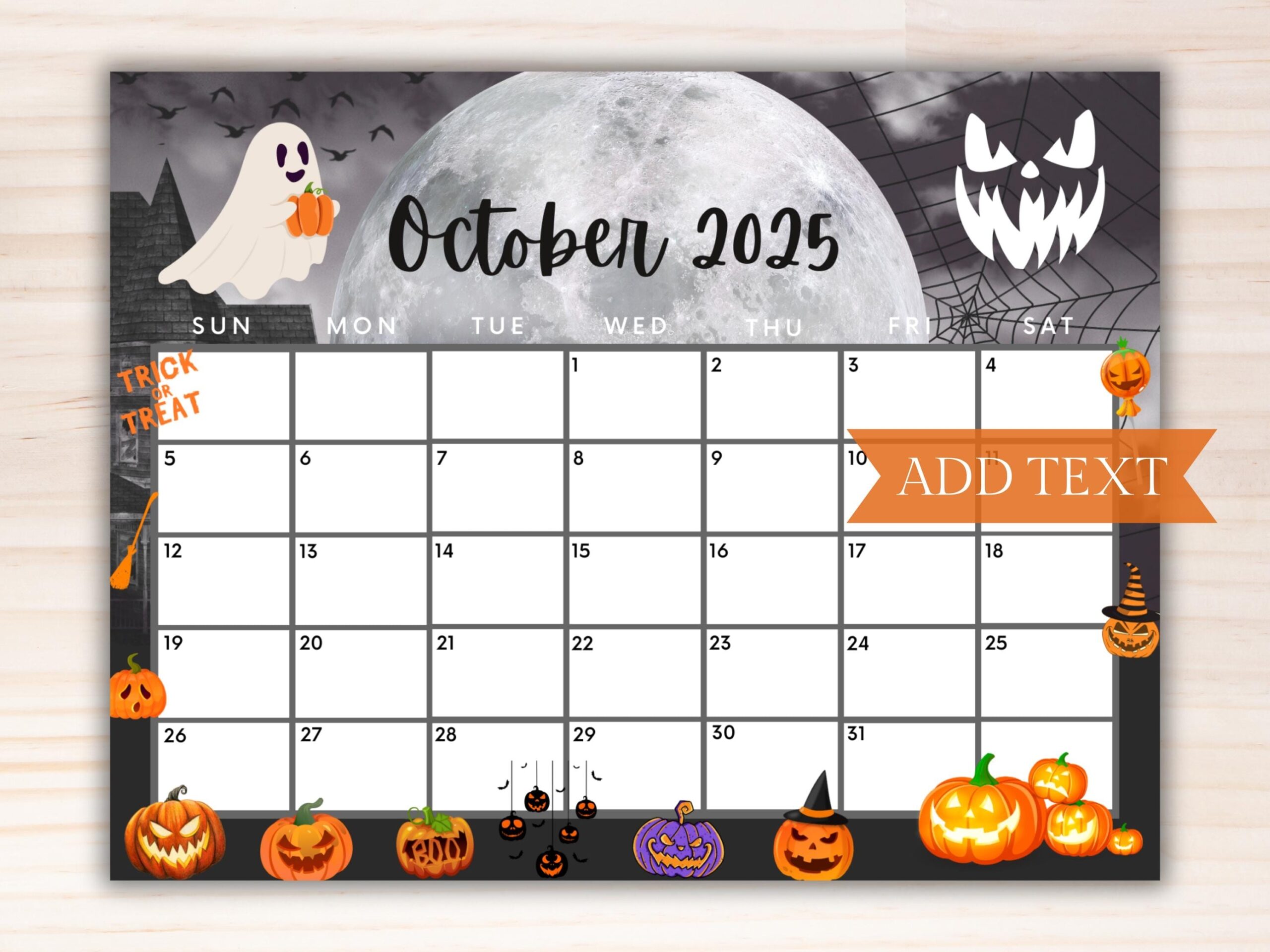 Calendar Month Of October 2025