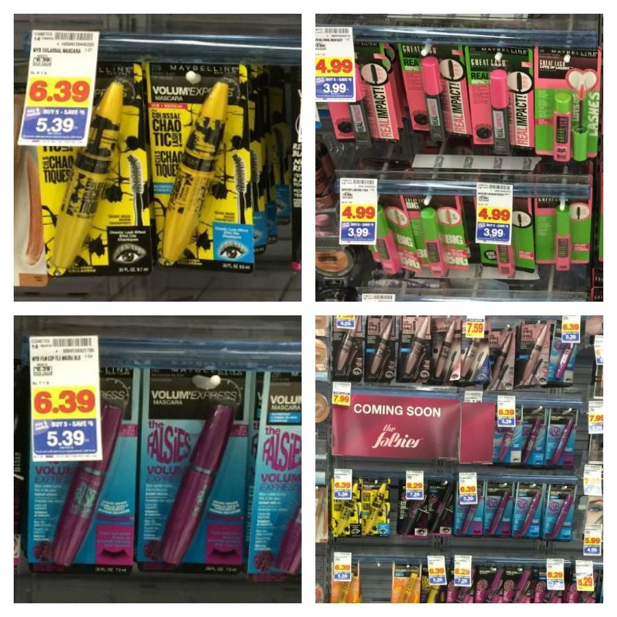 Four Maybelline Coupons Good Deals For Kroger Mega Sale including 0 87 Eye Liner Kroger Krazy