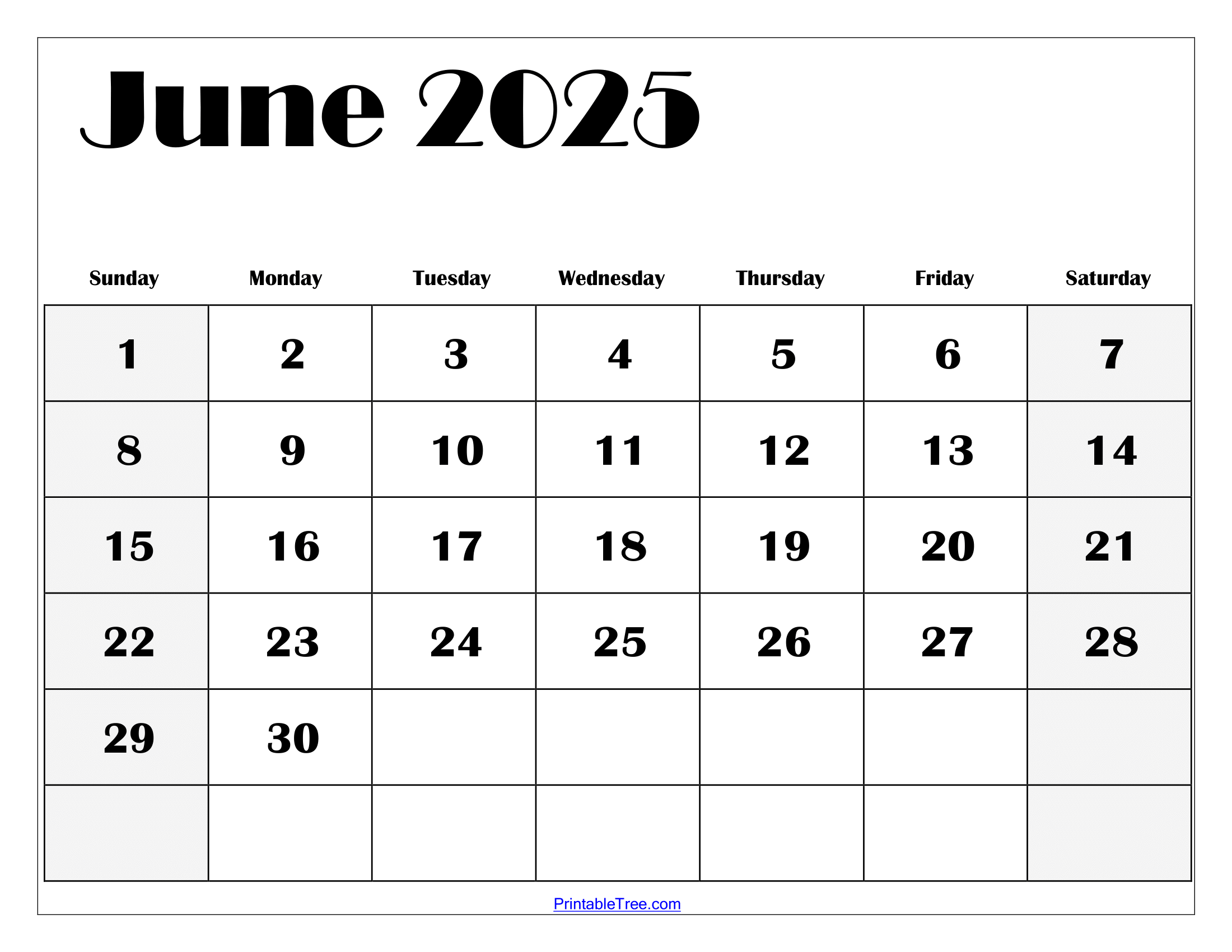May-June 2025 Calendar