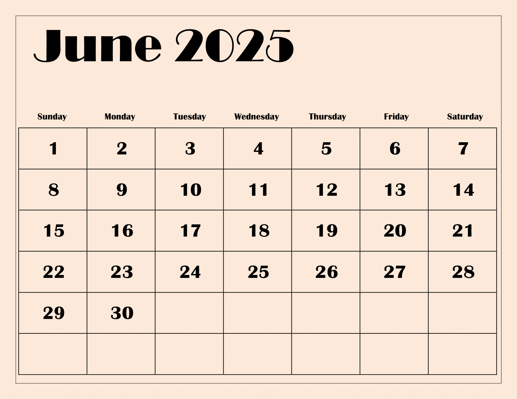 Calendar For May And June 2025