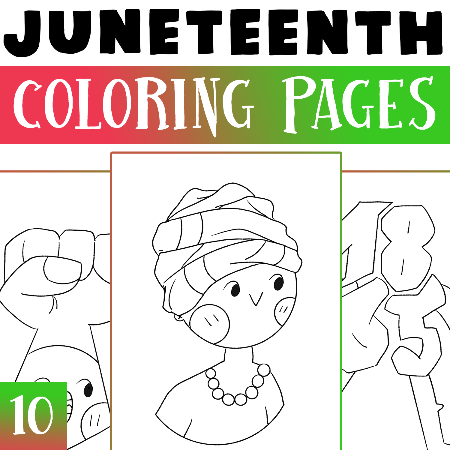Juneteenth Coloring Pages For Kids Black Independence Day Worksheet Activity Made By Teachers