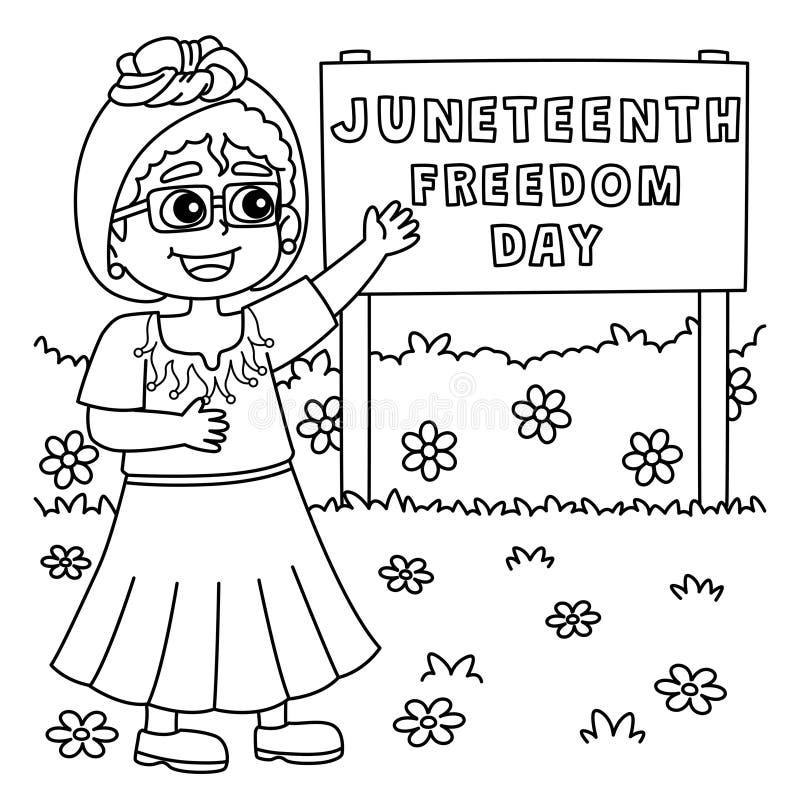 Free Printable Juneteenth Freedom Day Juneteenth Coloring Pages