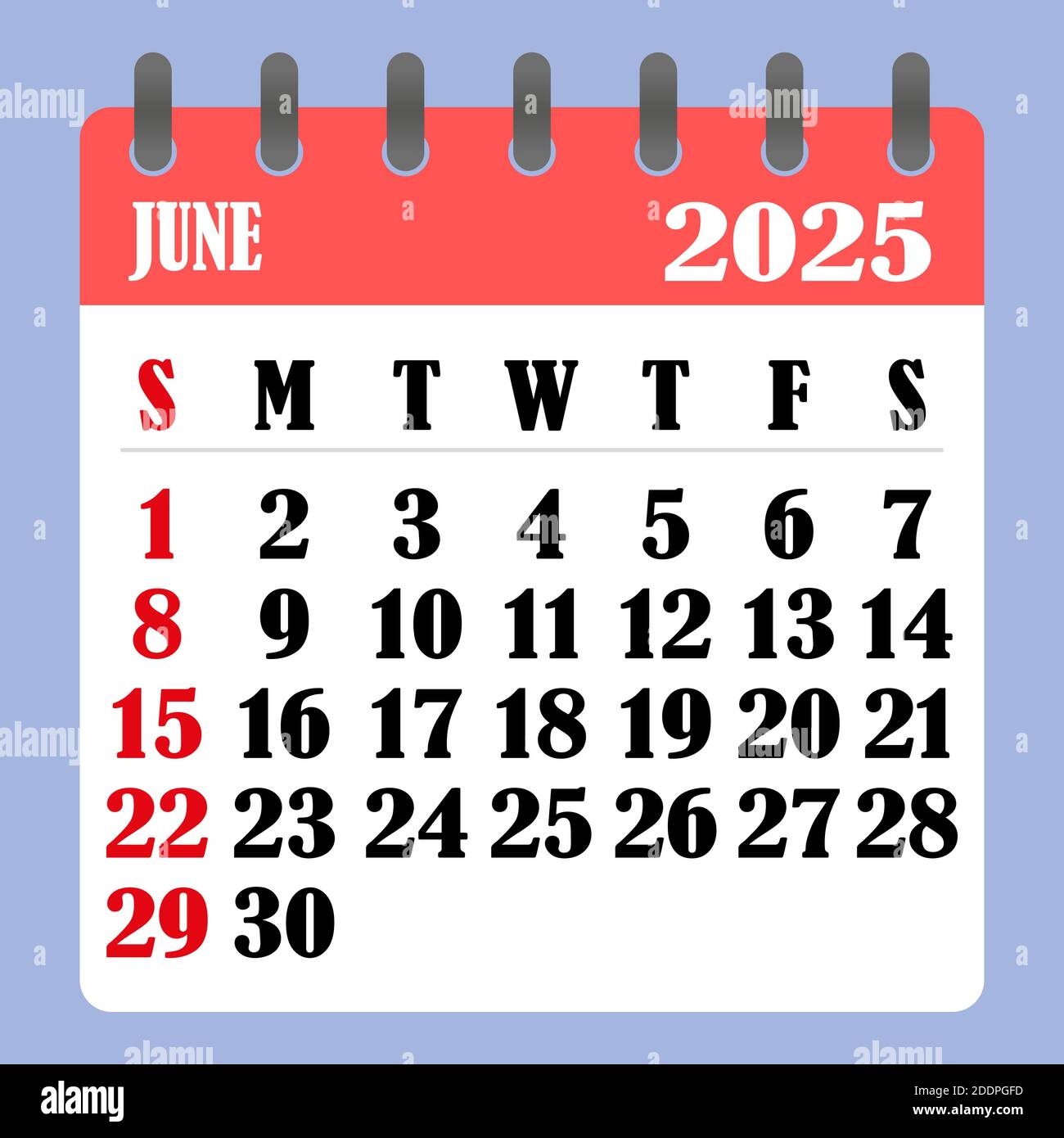 Calender 2025 June