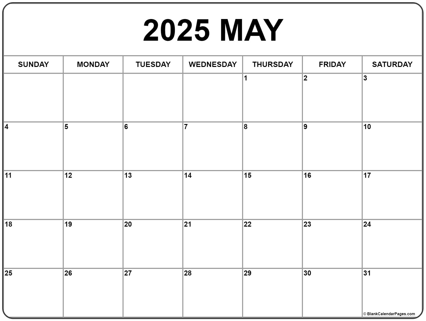 August 2025 May 2026 Calendar Printable