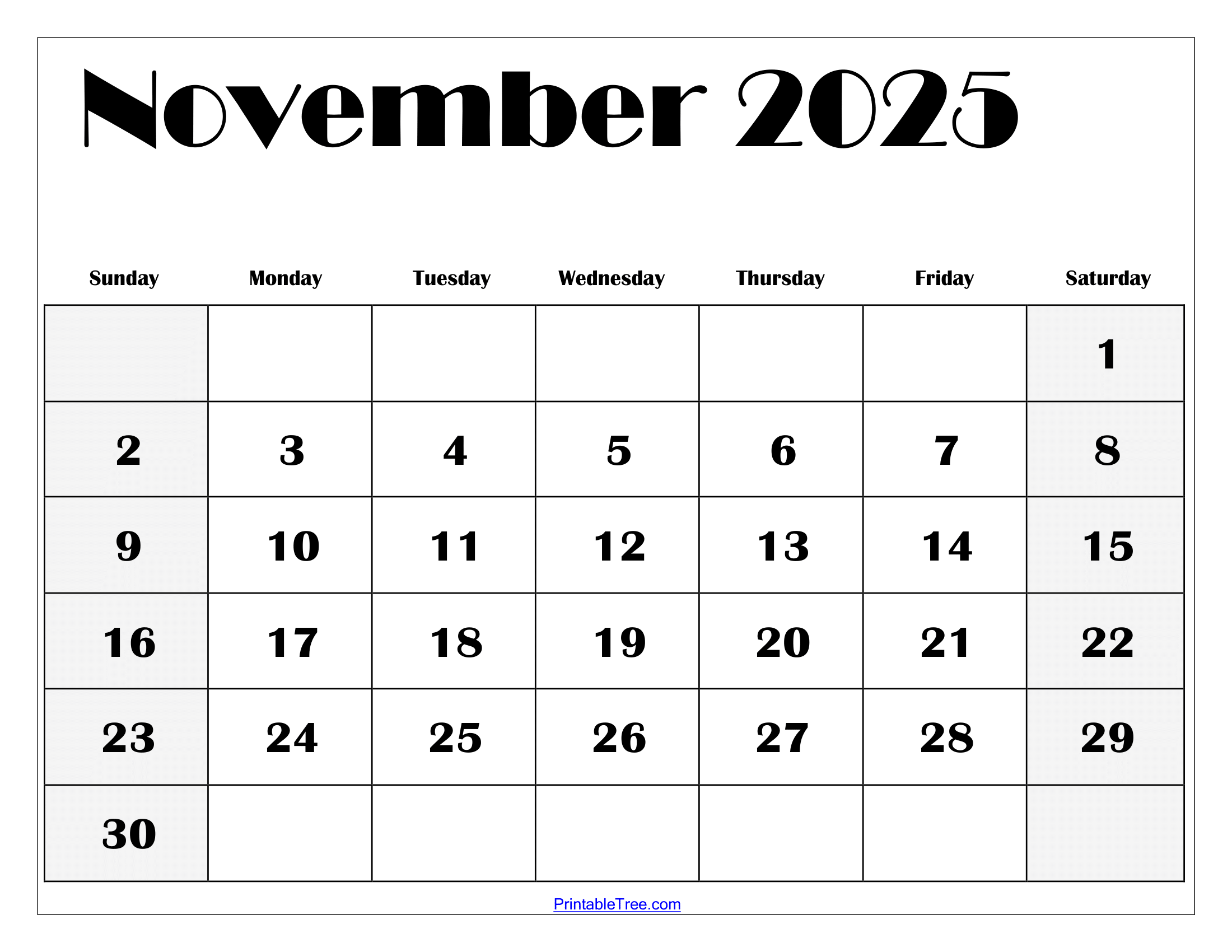 Oct Nov 2025 Calendar