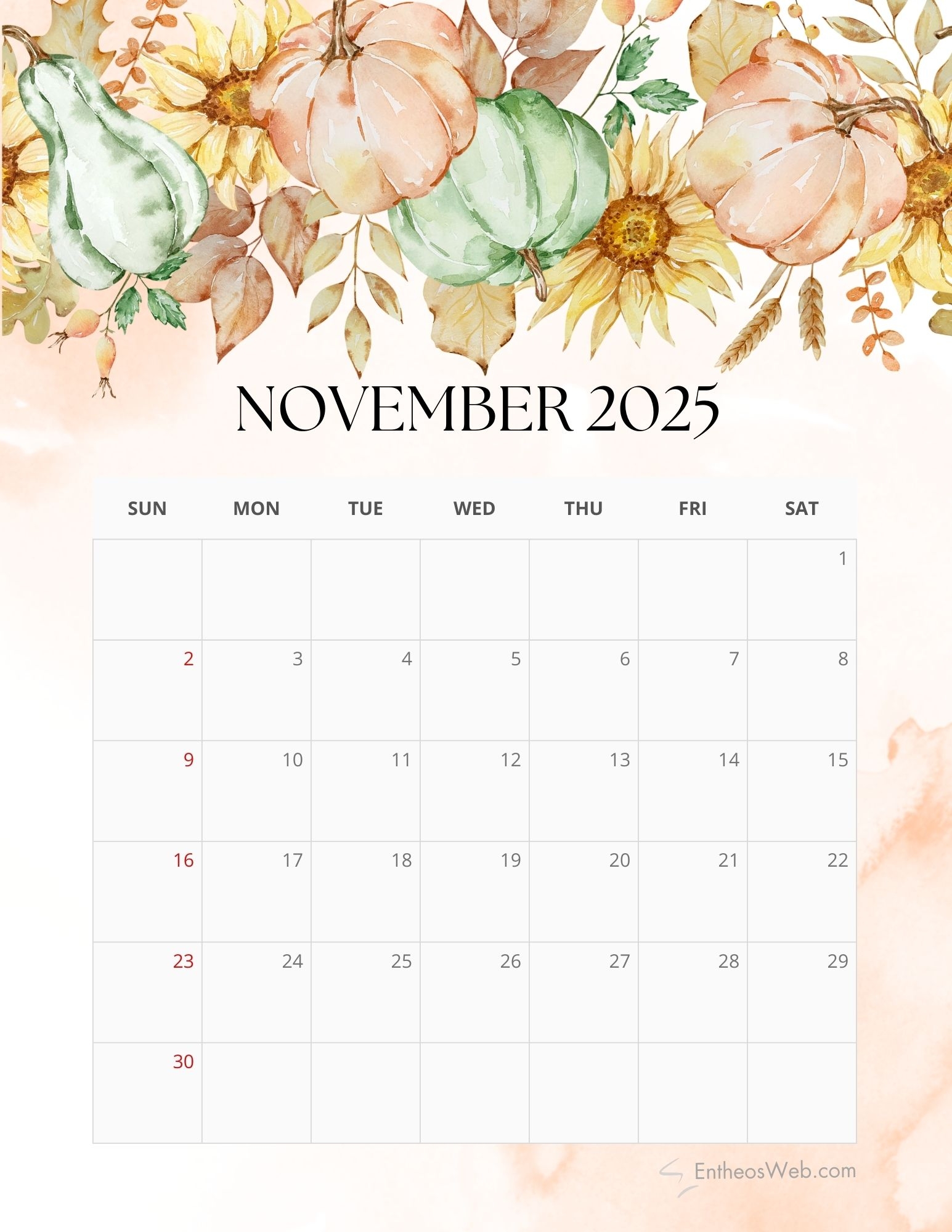 Download November 2025 Calendar
