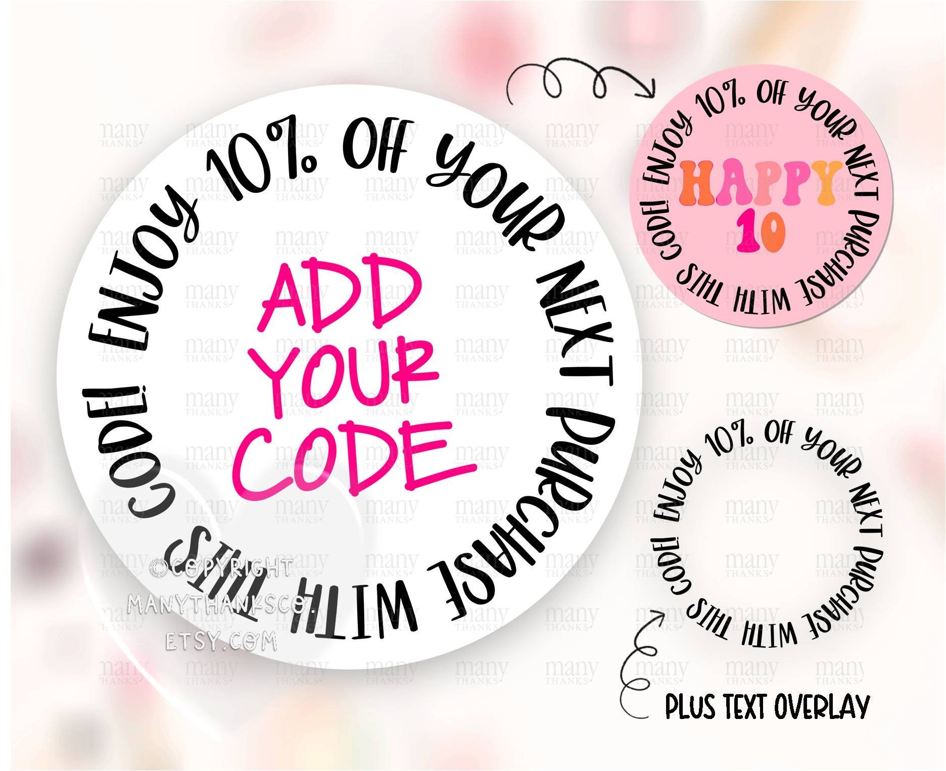 Printable 10 Off Coupon Etsy