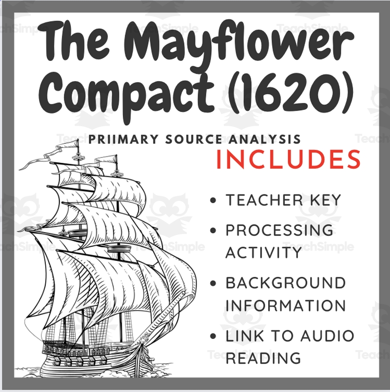 Printable Mayflower Compact