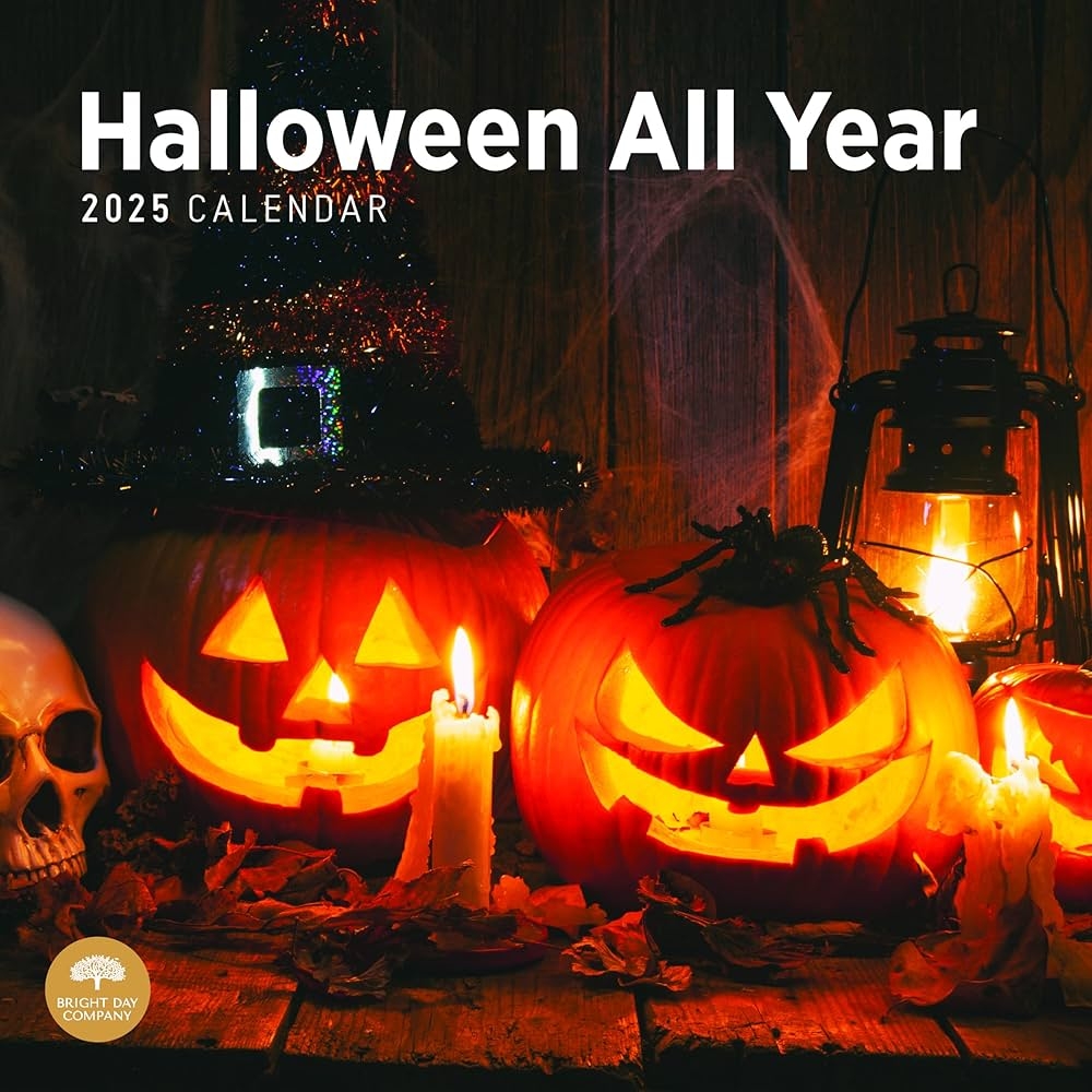 2025 Halloween All Year Monthly Wall Calendar By Bright Day 12 X 12 Inch Spooky Fun Holiday Amazon ca Office Products