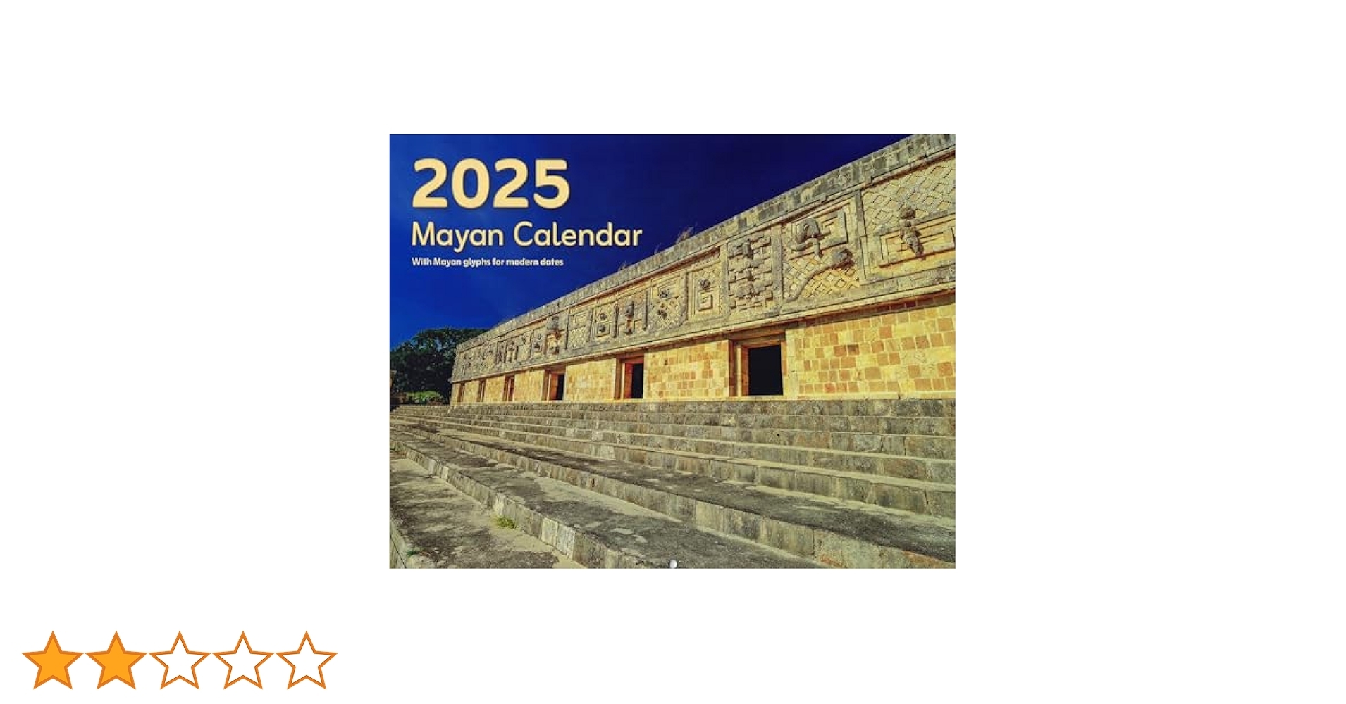 2025 Mayan Wall Calendar With Mayan Tzolkin And Haab Dates