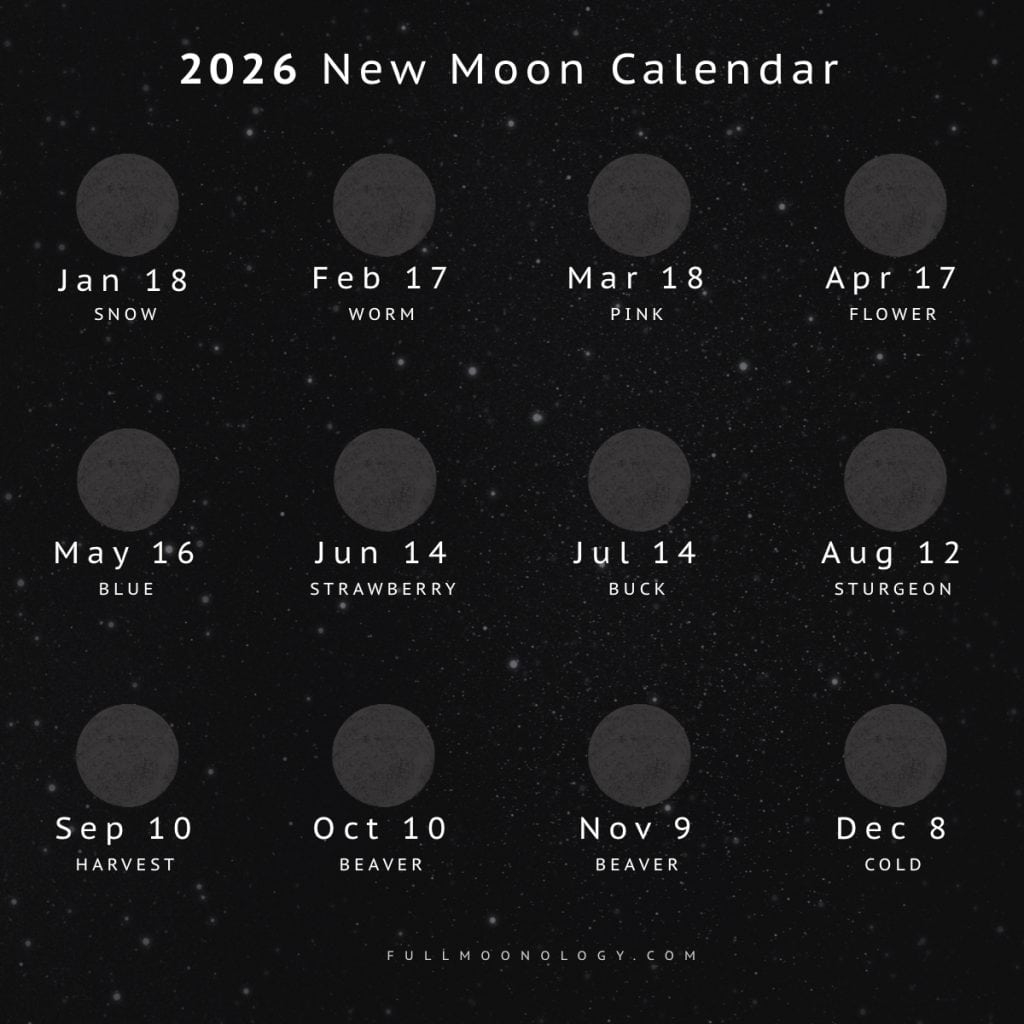 February Moon Calendar 2026