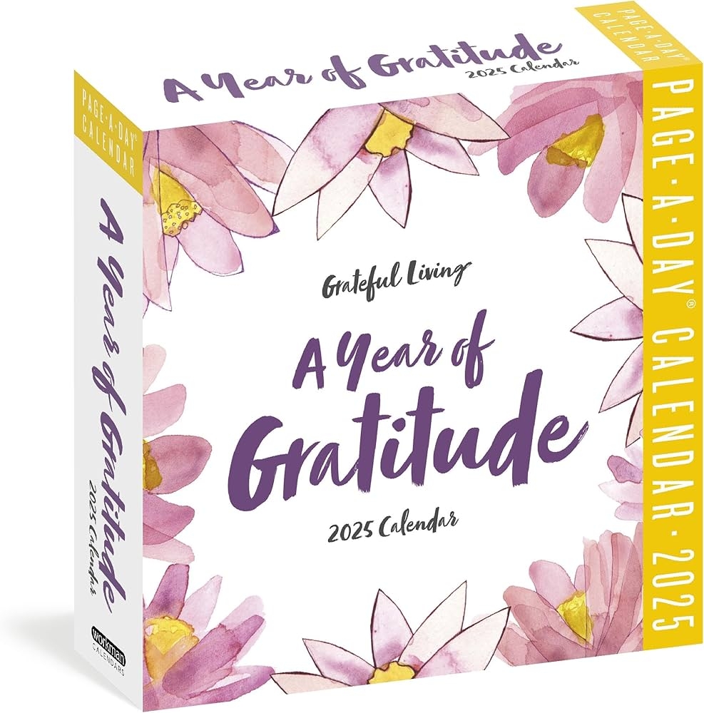 A Year Of Gratitude Page A Day Calendar 2025