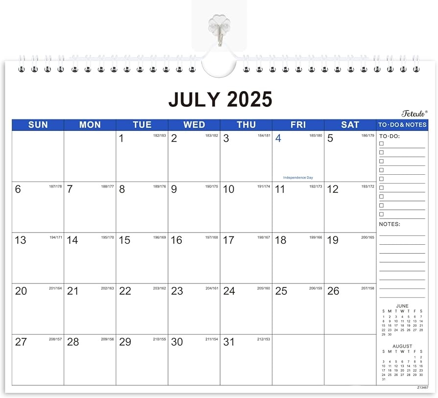 Amazon 2025 2026 Wall Calendar 18 Months Wall Calendar From Jul 2025 Dec 2026 15