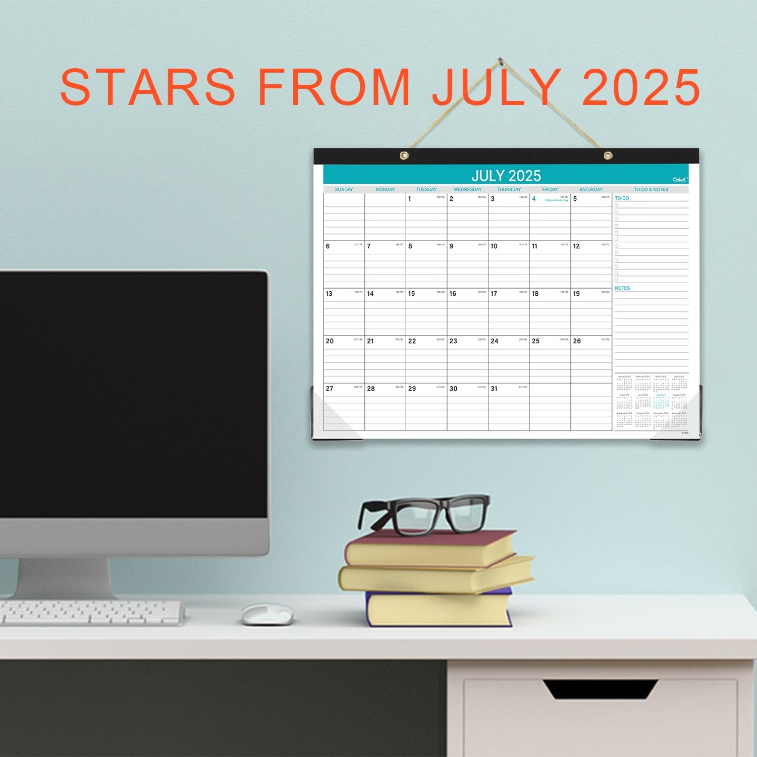 Amazon Desk Calendar 2025 2026 18 Monthly Calendar 2025 2026 With Ruled Blocks For Planning July 2025 To December 2026 14 6 X 11 5 Office Products