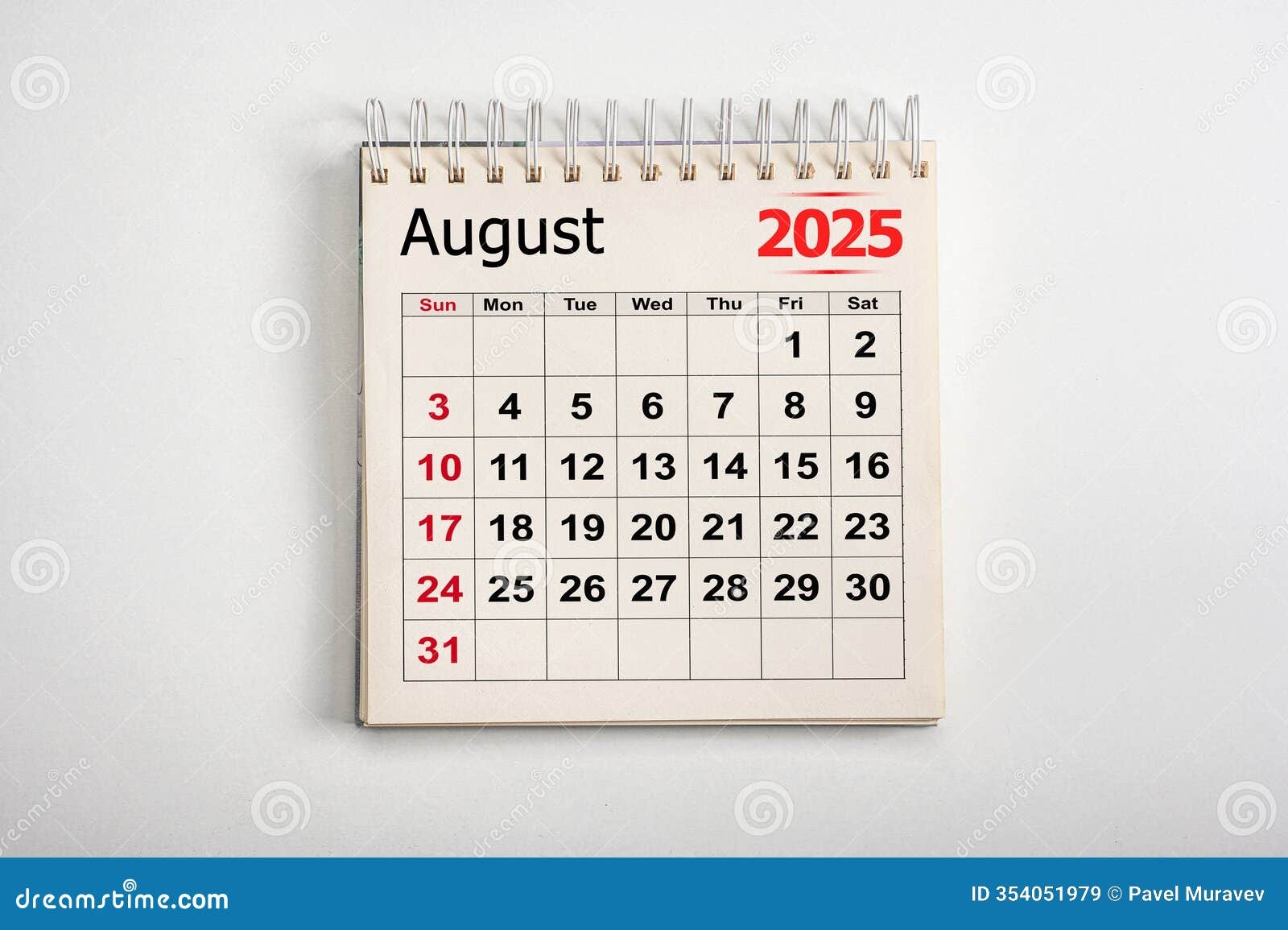 August 7 2025 Calendar