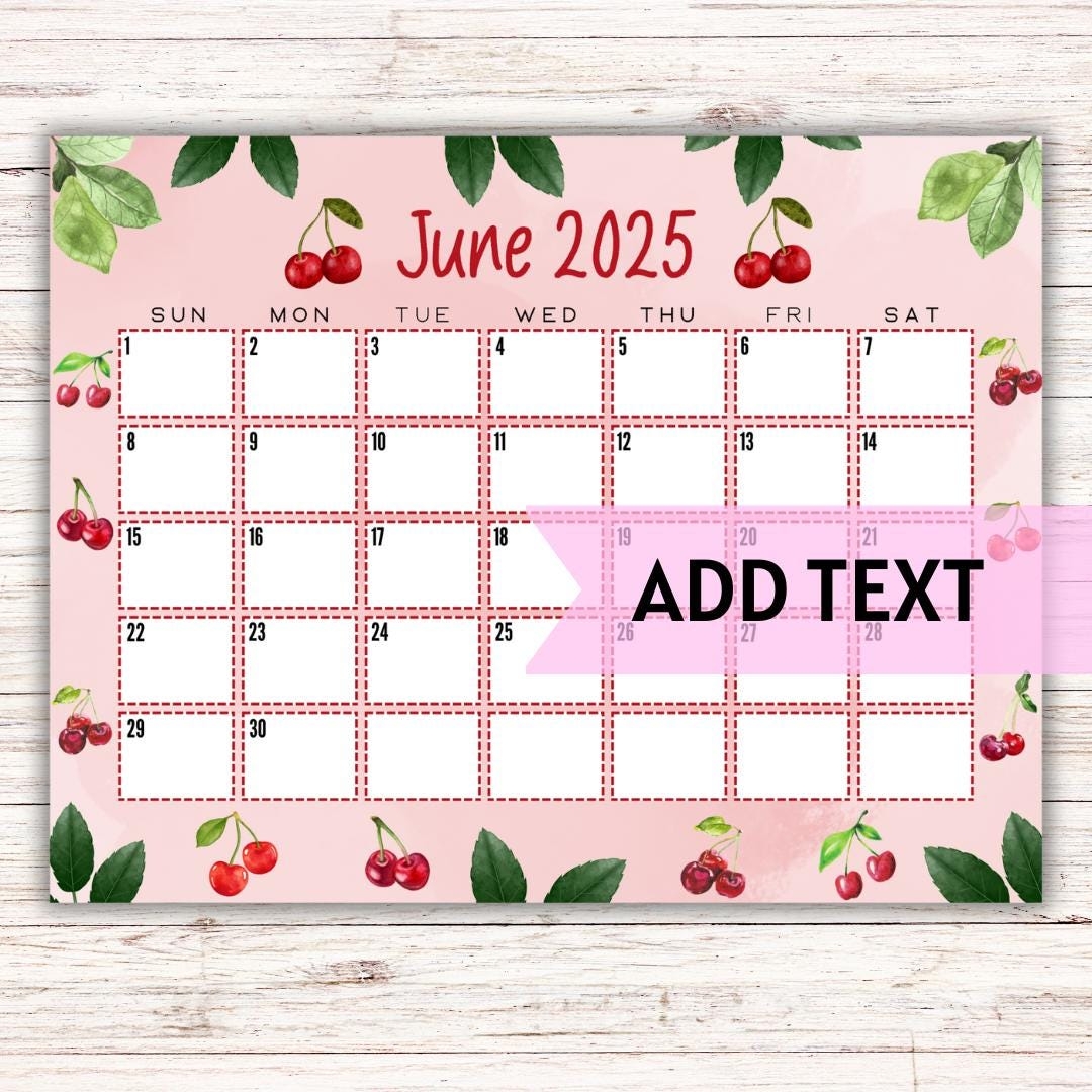 Print June 2025 Calendar