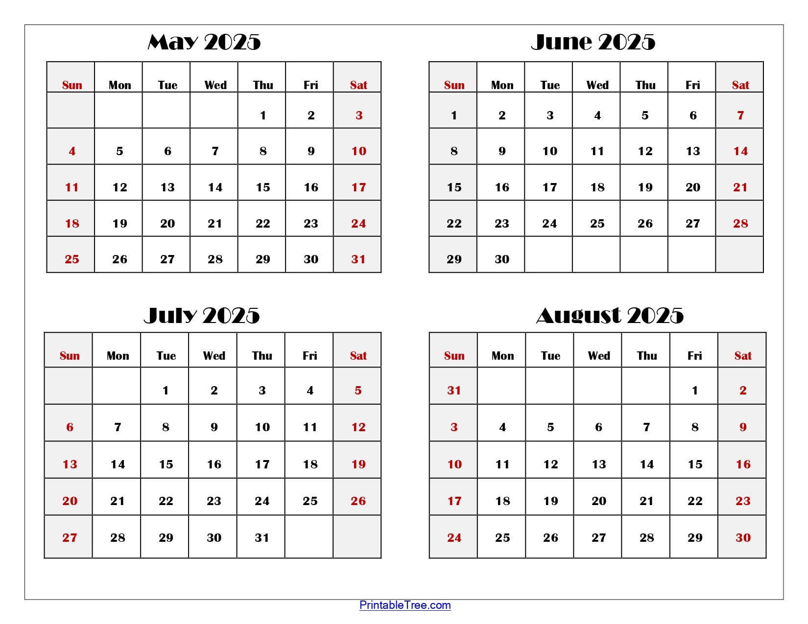 August 24 2025 Calendar
