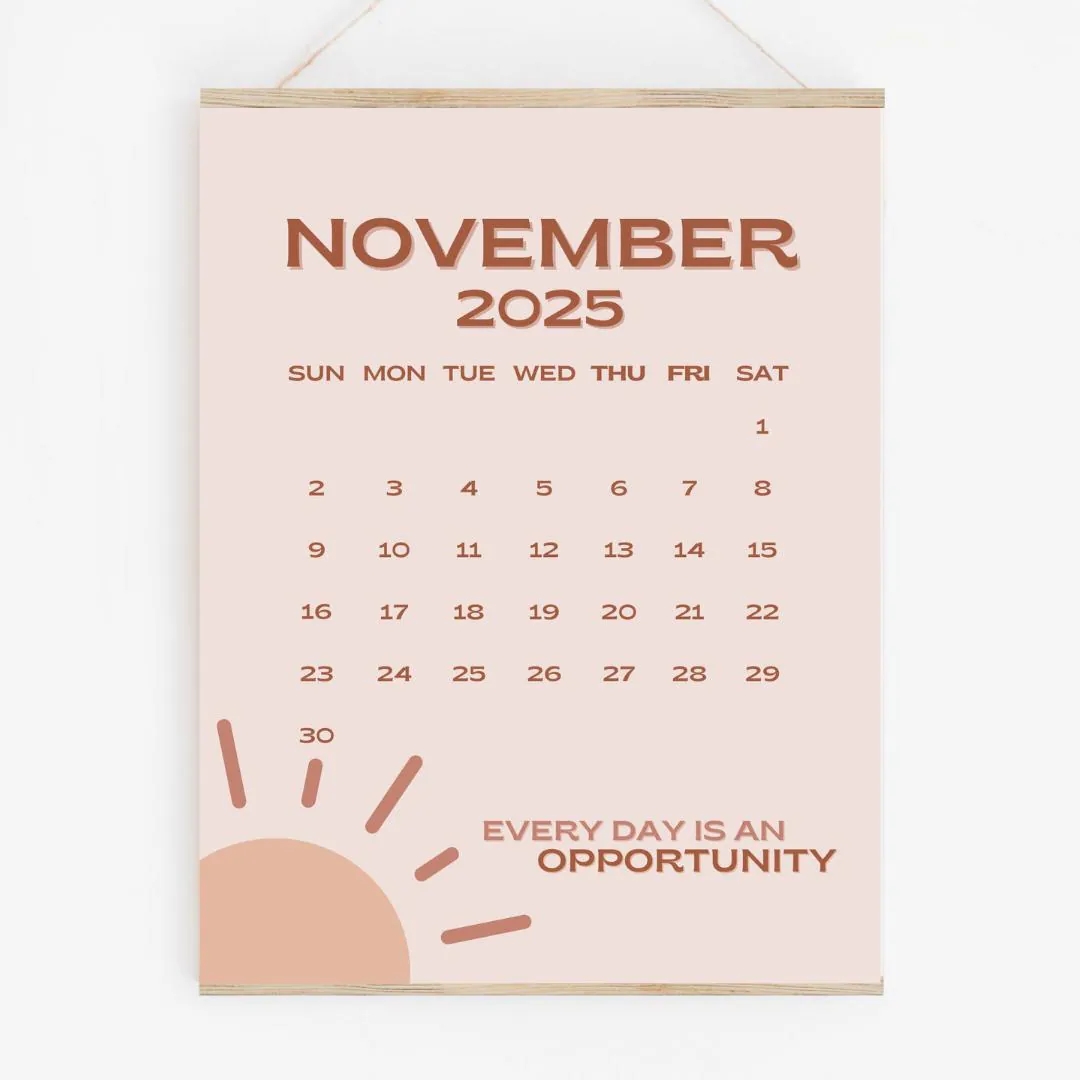 Show Me A November 2025 Calendar