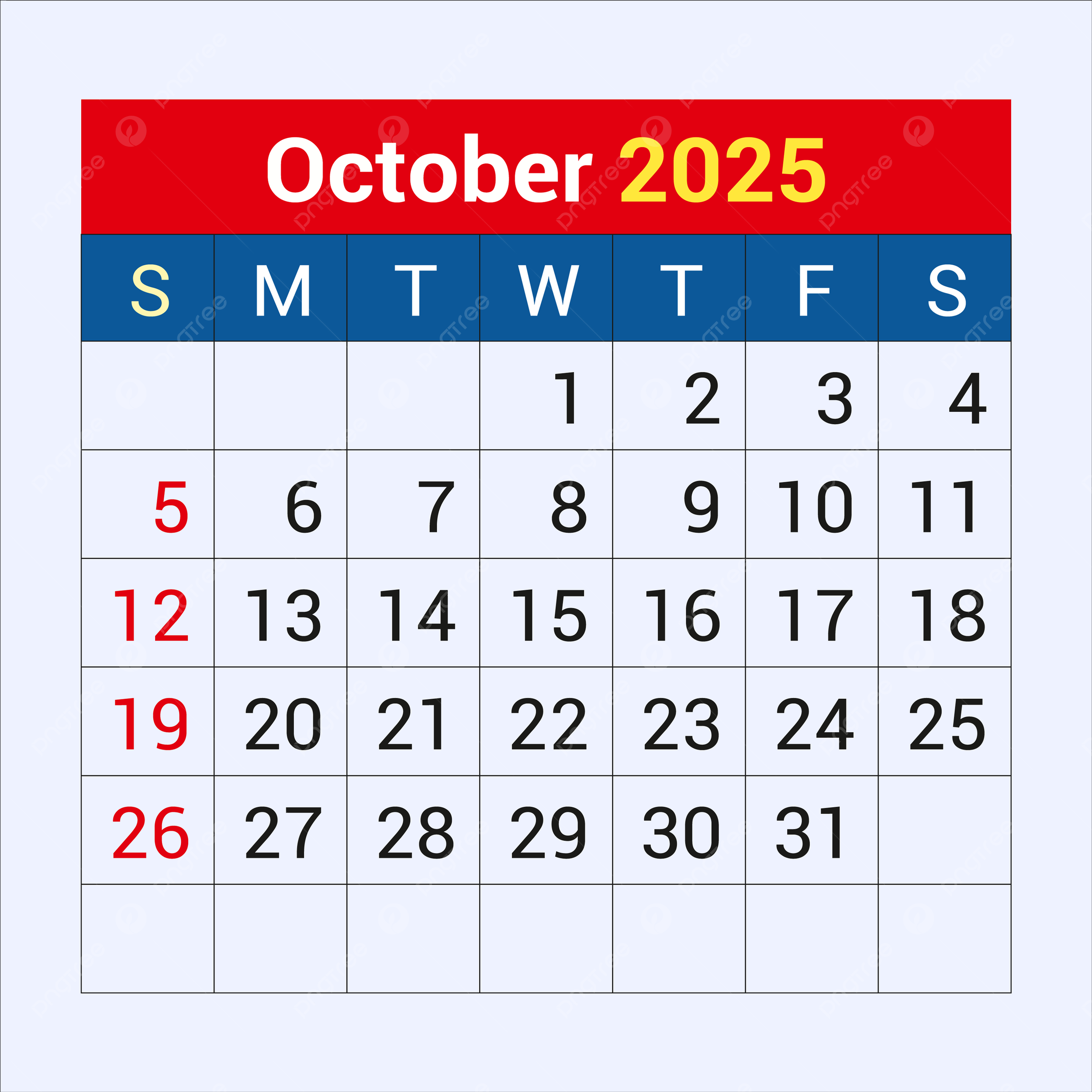 October 9th 2025 Calendar