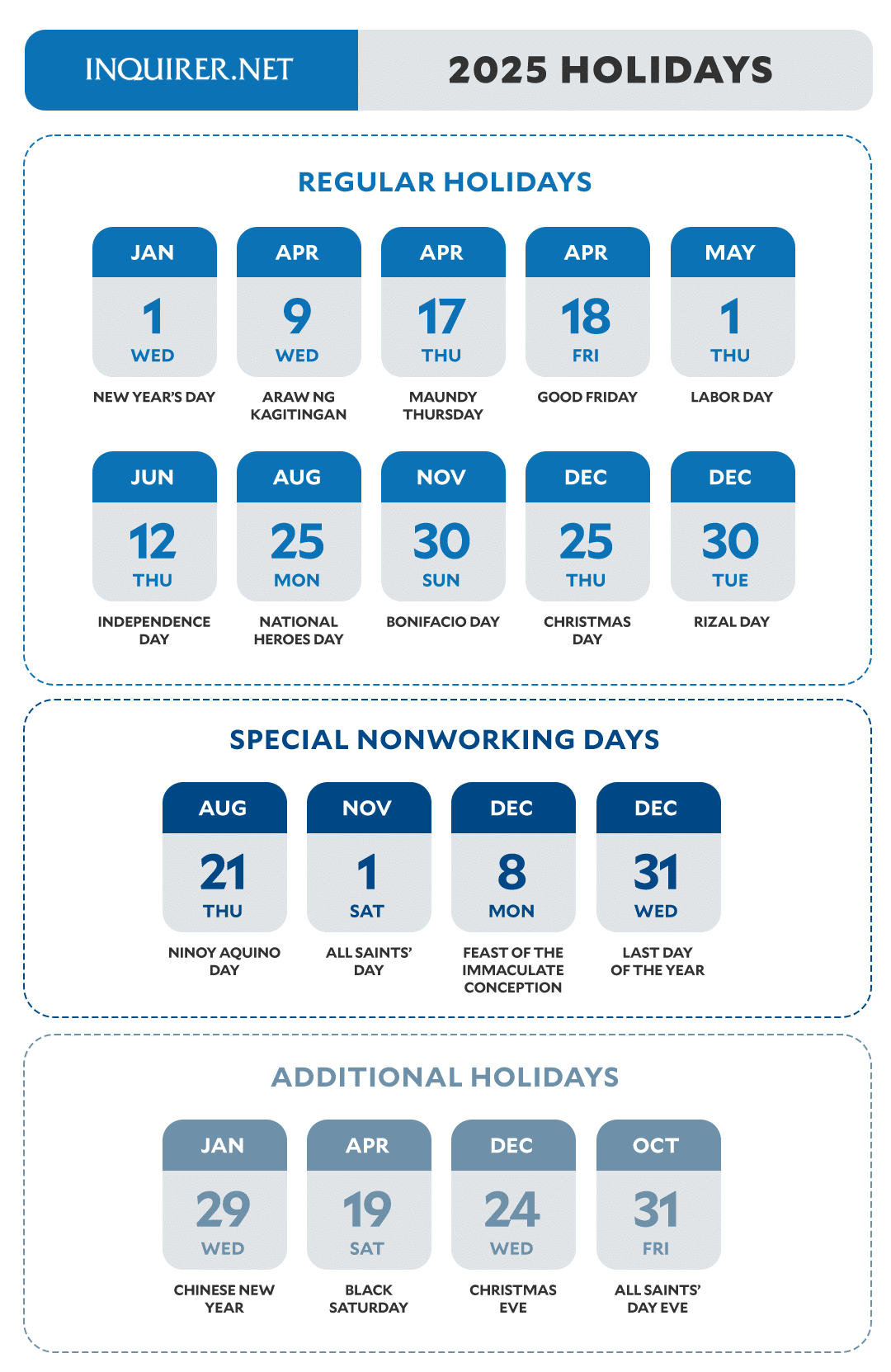 August 2025 Calendar Philippines