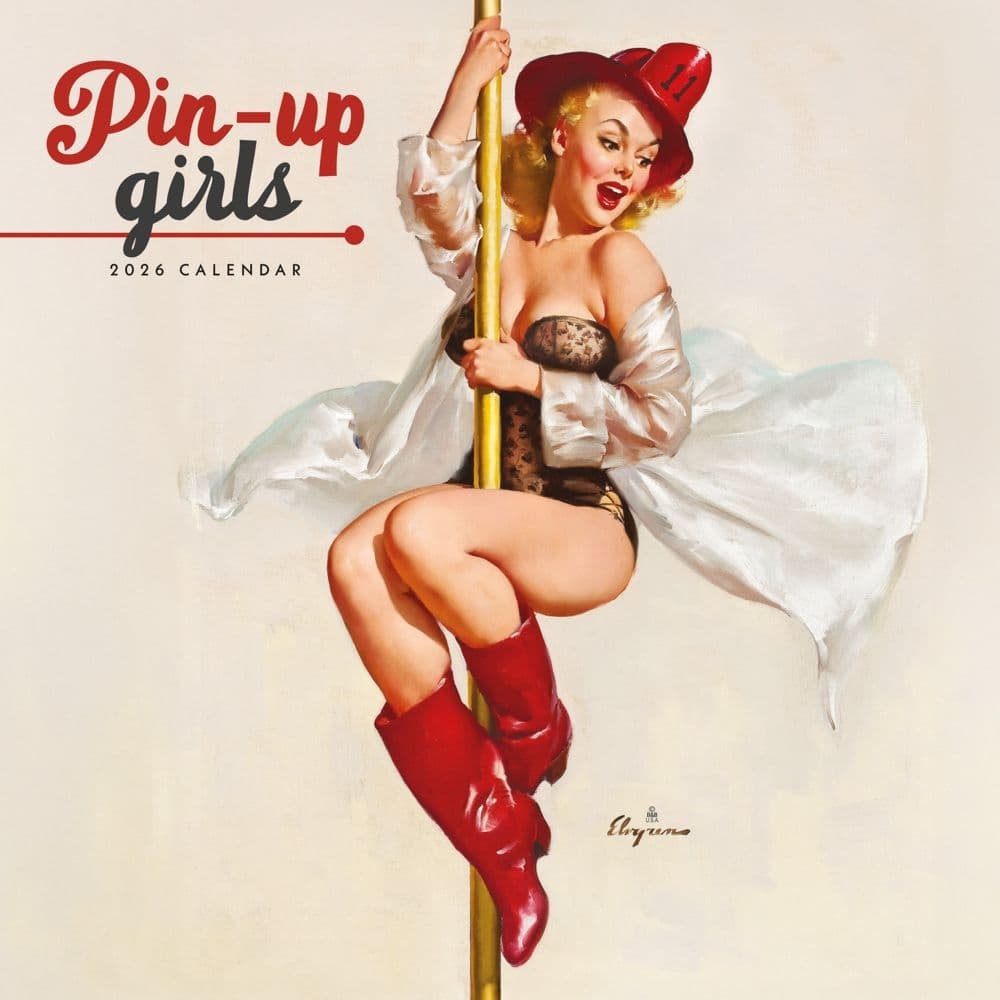 Pin Ups 2026 Wall Calendar Calendars