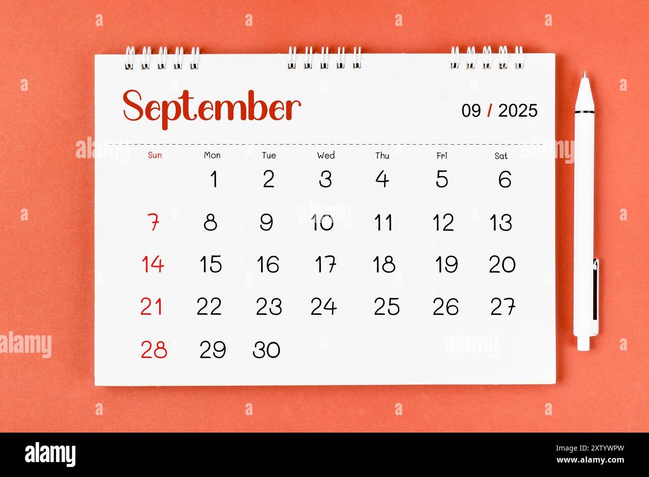 September 2025 Calendar Background