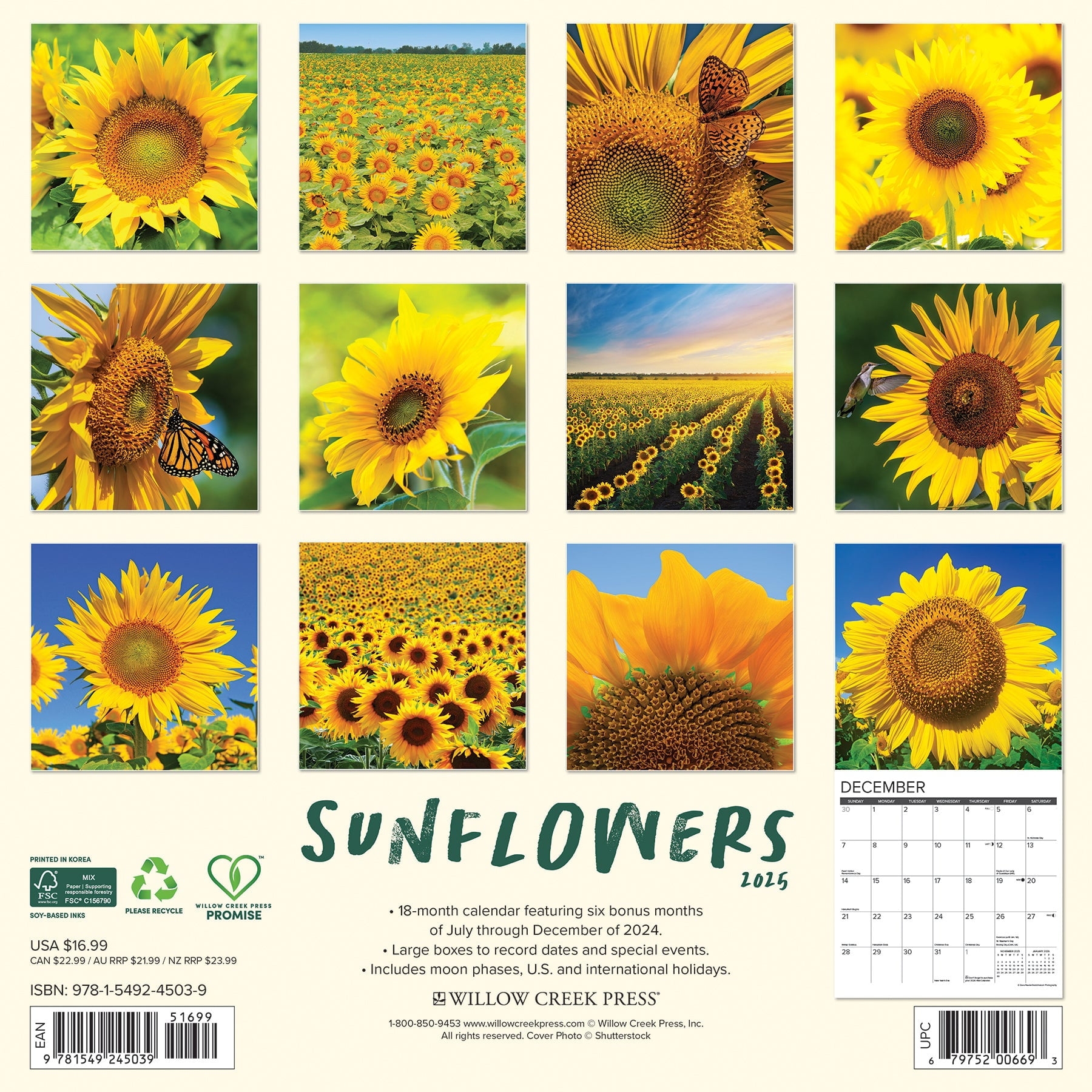 Sunflower June 2025 Calendar